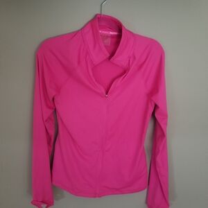 Juicy Couture Vibrant Pink Zip-Up Hoodie